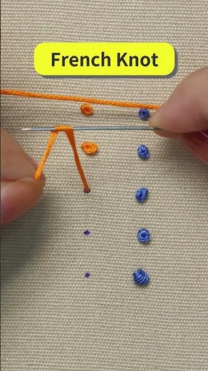 simple french knot embroidery tutorial for beginners