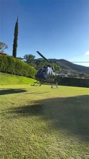 Bell 407 GXi Precision Landing in Brazil | Smooth Helicopter Touchdown