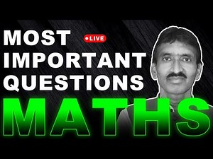 Class 12 MP Board Exam most Important Questions | Maths Imp Question