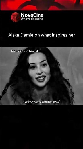 Alexa Demie’s Answer on What Inspires Her Is So Beautiful 😭❤️#euphoria #alexademie