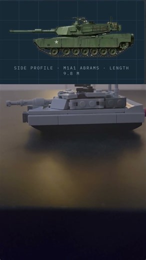 🇺🇸LEGO M1A1 Abrams MOC🇺🇸 #lego #legomoc #moc #legostarwars #shorts #america