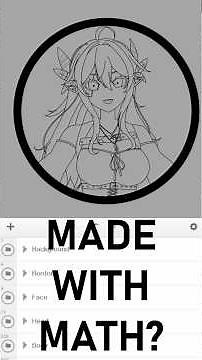 Drawing Kumi In Desmos #kumivt #kumivtuber #vtuberart #art #math #desmos