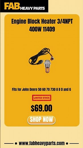 Shop the Engine Block Heater Now⏰