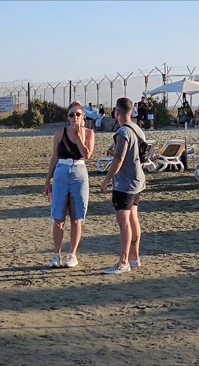 Cyprus Larnaca Beach ☀️🌴