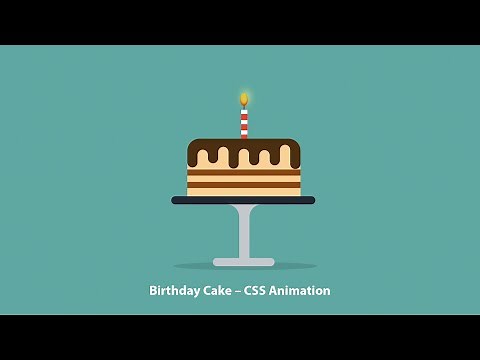 Birthday Cake – CSS Animation