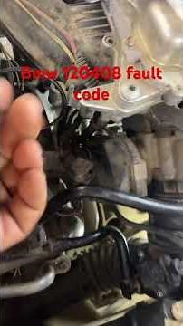 Bmw 120408 fault code