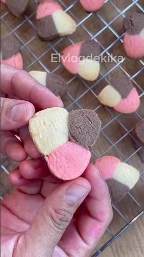 Polvorones tricolor | Receta fácil #RecetasFáciles #GalletasCaseras #postres