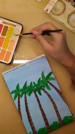 easy drawing in square pad. 🎨📚