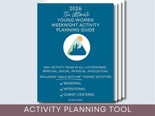 2026 LDS Young Women Activity Planning Bundle, Walk With Me Activity Ideas, Monthly YW Weeknight Activities, LDS Youth Planning Printable - Etsy
