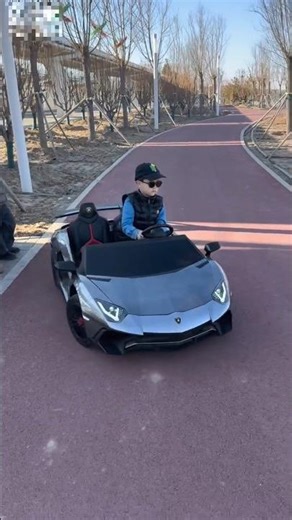 Mini Boss Driving Big Brand Lamborghini – Crazy Speed Test!🔥💪😈#automobile #ride #ferrari #car #brand