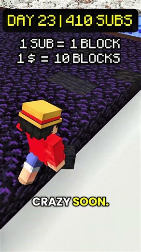 Day 23 of turning subscribers into a Minecraft pixel art #minecraft #minecraftbuild #pixelart