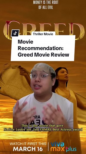 Nadine Lustre's Award-Winning Performance in Greed