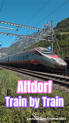 Italien-Flair am Gotthard! 🇮🇹 ETR Richtung Süden bei Altdorf | Schweiz 2026 ‪@Thomas1980‬​