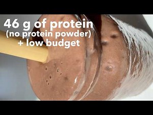 High-Protein Smoothie without protein powder + low budget (Made with LENTILS!)