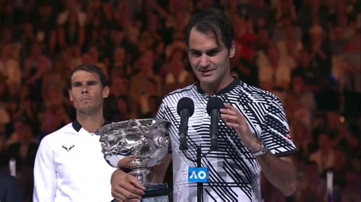 Federer after 2017 Australian Open :"Tennis is tough, there are no draws, but if there had to be one, I would have been very happy to accept one tonight, and share it with Rafa Nadal, really"Fedal 🤝