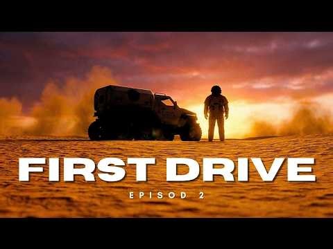 💨My First Drive on Mars ALONE 5KM Exploration Mars Survival Series EP2
