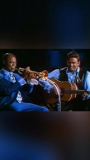 Louis performing "Standing on the Corner" (Blue Yodel No. 9) with country music legend Johnny Cash on The Johnny Cash Show in 1970! | Louis Armstrong