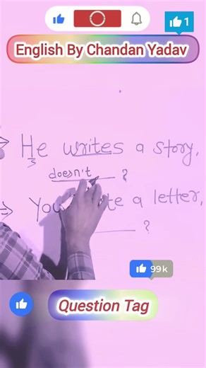 Master Question Tags in 60 Seconds! 🔥 #EnglishGrammar Question Tags Tricks by Chandan Yadav