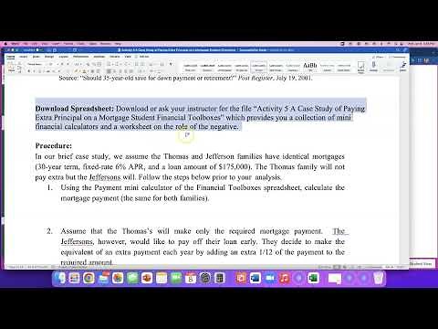 MTH 154 Activity 5 Video #1 (Part 1 and 2a, 2b)