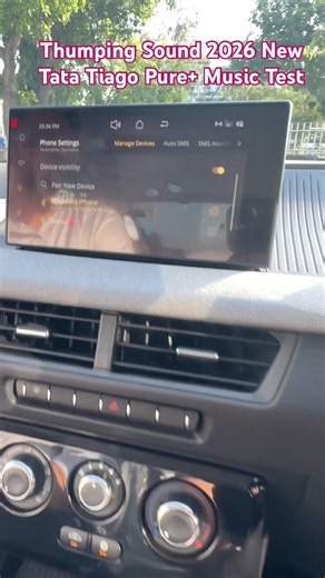 Thumping 2026 New Tata Tiago Pure+ Music sound Test