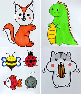 1M views · 12K reactions | Cute Animal Drawing Tutorial for Kids | Kidpid | Facebook