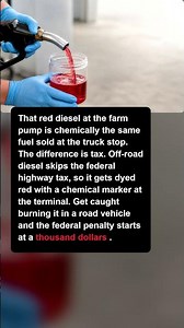 Red Diesel Is the Same Fuel With an Expensive Catch