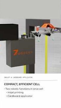 Robotic Packaging Line Simulation | 2 functions in 1 cell