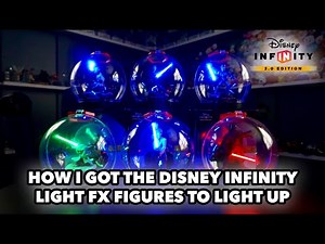 How I Got The Disney Infinity Light FX Figures To Light Up Without A Base