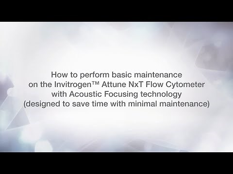 Invitrogen Attune NxT Maintenance