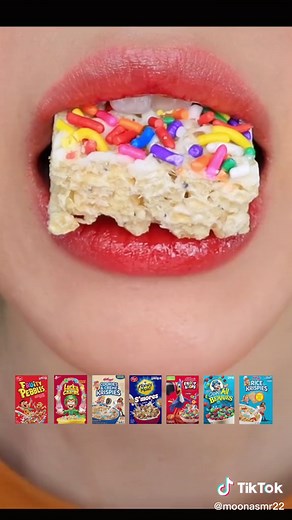 바삭바삭 시리얼바 먹방ASMR - Crunch Cereal Treats Mukbang