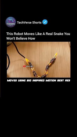 This 3D Printed Robot Crawls Like A Real Snake 🤯 #shorts#robot
