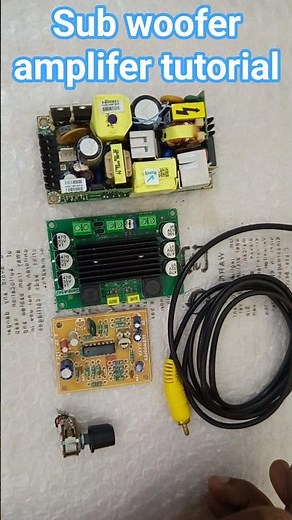 Sub woofer amplifer tutorial 2