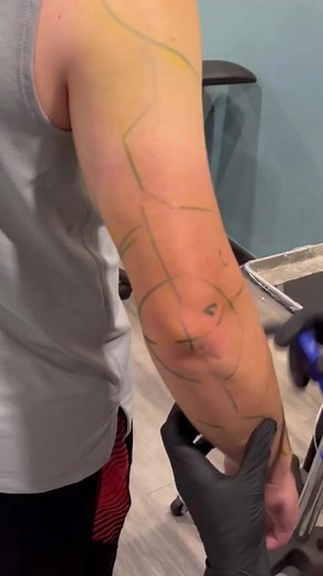 505K views · 6.5K reactions | 1st day and elbow stencil tutorial. I’ll be posting second day tomorrow! #tattoo #tattoostencil #elbowtattoo #tattooartist #tattoos #wesche #tattoodesign #tattoosleeve #fullsleevetattoo #houstontattooartist #austintattoo #tattoostyle #tattooideas #tattooing #geometrictattoo #geometry #geometricart | Wesche Tattoo | Facebook