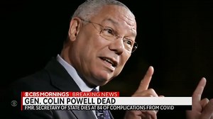 21K views · 595 reactions | BREAKING: Former Secretary of State Colin Powell has died of complications from COVID-19 at 84 years old. https://cbsn.ws/3BUV85U | CBS Mornings | Facebook