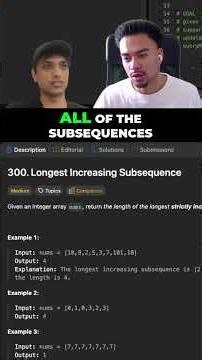 Longest Increasing Subsequence with a Segment Tree