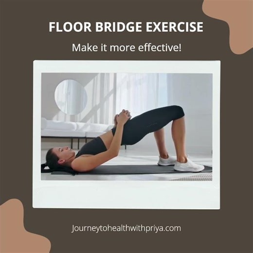 Floor bridge exercise