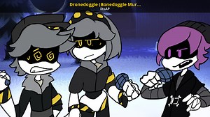 Dronedoggle (Bonedoggle Murder Drones reskin) Mod for Friday Night Funkin' | FNF Mods