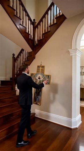 ✨ Divine Cross Wall Art: Fill Your Space with Holy Tranquility ✨ Elevate your home or prayer space with this exquisite handcrafted cross decoration, featuring a radiant depiction of Jesus bathed in celestial light. Golden accents and intricate patterns create a sense of peace and reverence, transforming any wall into a central hub of faith and beauty. Perfect for living rooms, bedrooms, or chapels, this artwork wraps your space in spiritual warmth — a reminder of hope, love, and divine presence.