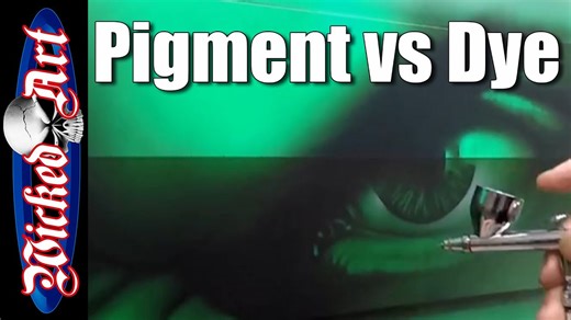 Createx Candy2O explained pigment vs dye tutorial