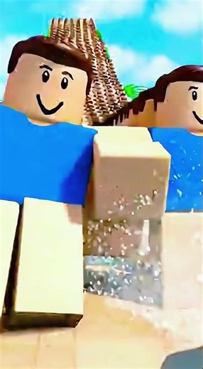oblox Noob vs the Giant Pool Slide Tsunami!