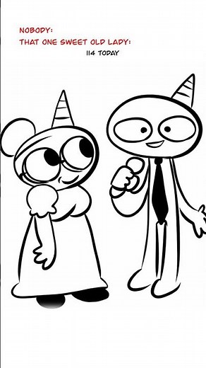 Sweet Old Lady 🥰 (Animation Meme) #shorts