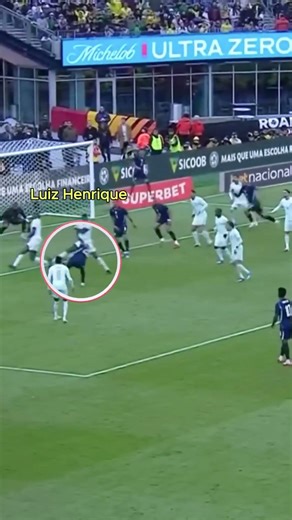 Luiz Henrique foi o destaque do Brasil 😳 #shorts #futebol