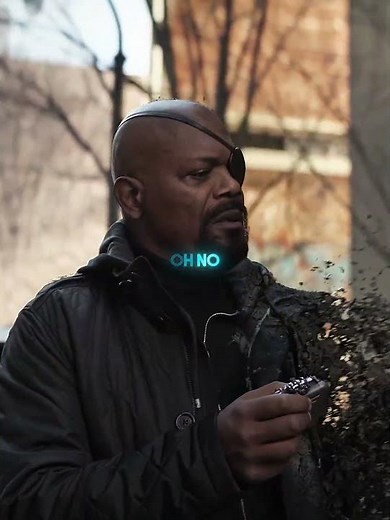 Nick Fury's Last Message Saved The Universe 😳💔 #nickfury #captainmarvel #marvel