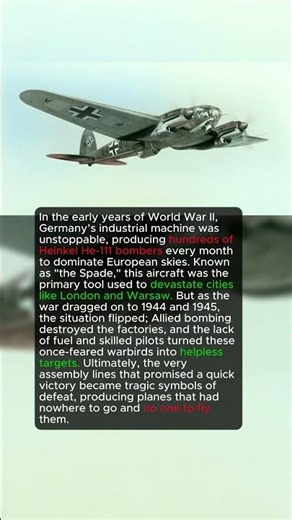 Germany Built Planes It Couldn't Fly #history #wwii