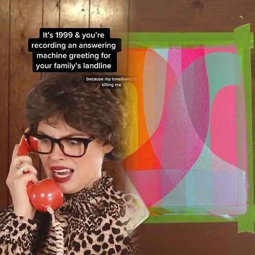 We tried to be creative with voice greetings for our answering machines in the #90s