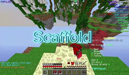 tập làm config bed cùng FDP client 🥲 #vu_2007 #fdpclient #bedwars #luckyvn #scaffold #killaura_