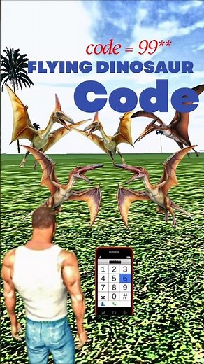 flying dinosaur code in Indian bike in 3D #indianbikedriving3d #viral #shorts