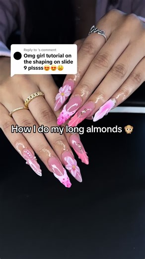 Long Almond Nail Tutorial for Beginners
