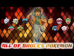 All of Brock's Pokémon