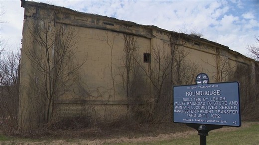 Redevelopment stalled as abandoned Manchester Roundhouse lacks owner, faces contamination
